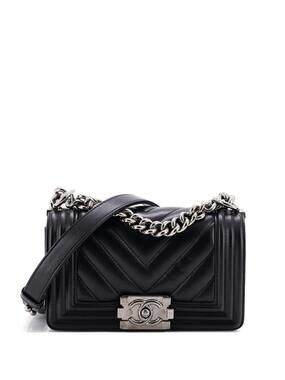 Chanel Boy Flap Bag Chevron Lambskin #336025C50B